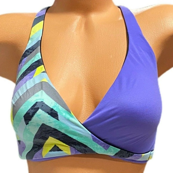 3/$20 Victoria’s Secret VSX 36B wrap sports bra purple - Picture 1 of 9